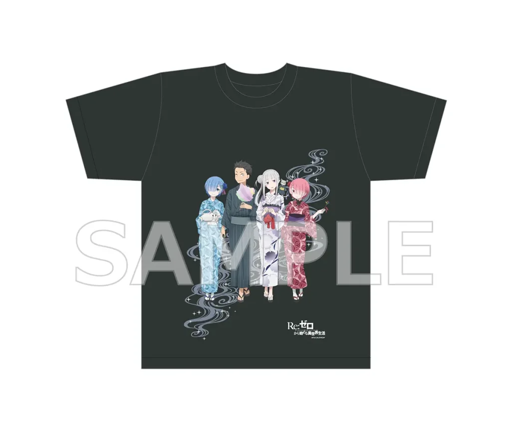 『Re:ゼロから始める異世界生活』仙台七夕まつり2024　Tシャツ 七夕まつりver. 3,500円（税込）