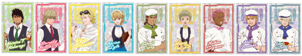 「TIGER & BUNNY」カフェ&バー CHARACRO復刻祭 in namco TOKYO ホログラムアクリルカード（ランダム、全9種）
