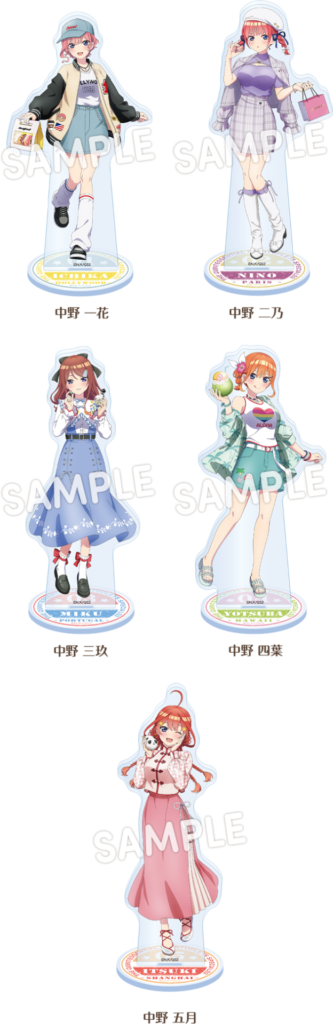 五等分の花嫁　ローソン　バストアップアクリルスタンド 受注生産限定品　二乃 五等分の花嫁 ローソン バストアップアクリルスタンド 受注生産