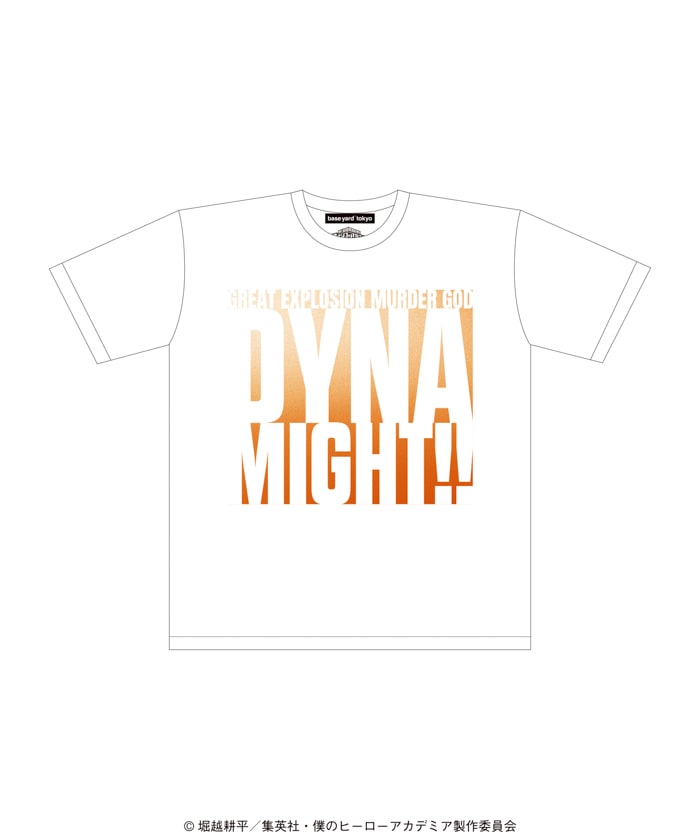 オリジナル MESSAGE Tシャツ（白,M,L） 爆豪 勝己