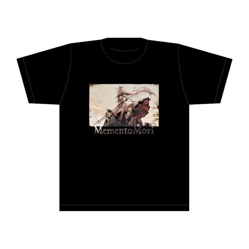 ③ メメントモリ公式Tシャツ【イリア アイリス ロザリー】