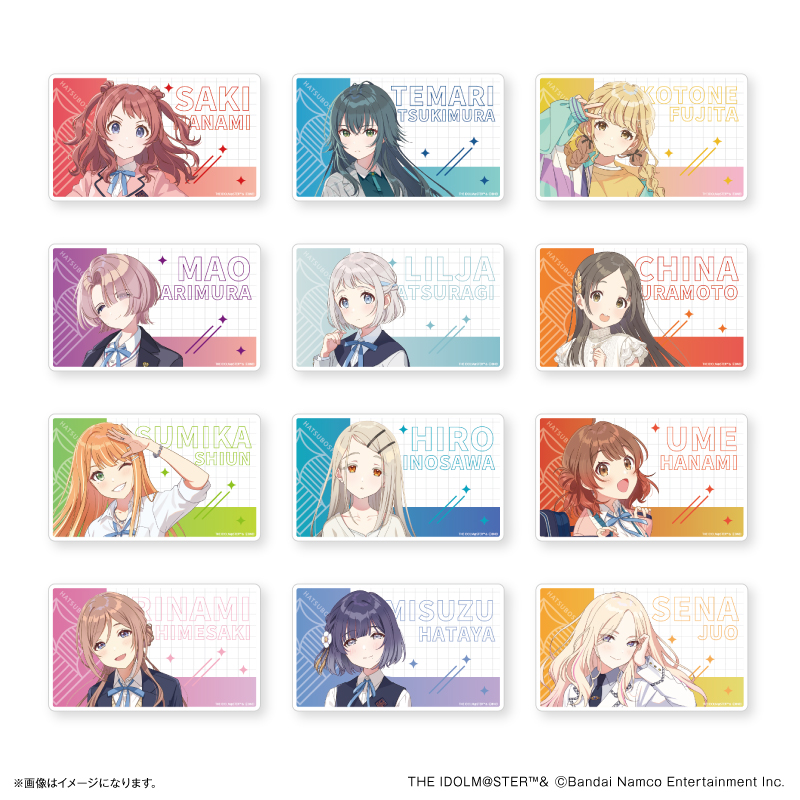 Gakuen Idolmaster Acrylic Blocks (12 designs)