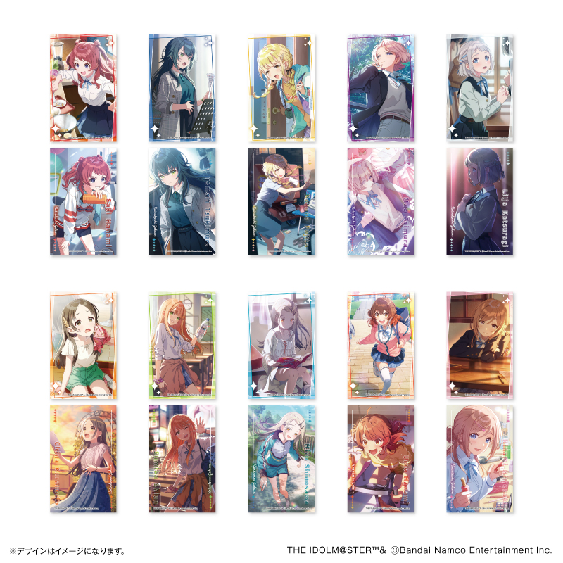 Gakuen Idolmaster Trading Collection Cards (10 designs, BOX set)