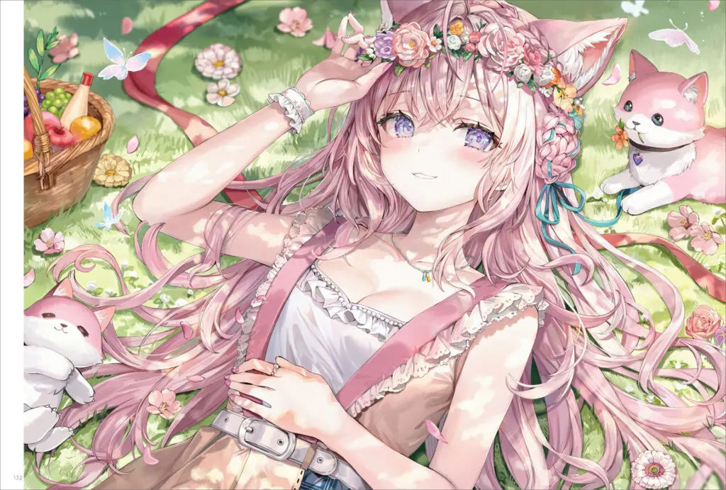 人気イラストレーターももこの最新画集『ももこ画集 arpeggio