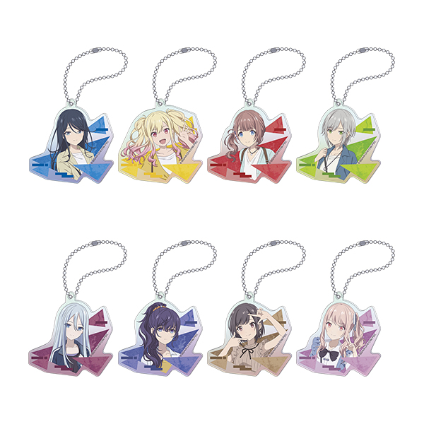 Holographic Acrylic Keychains (A/B/C)