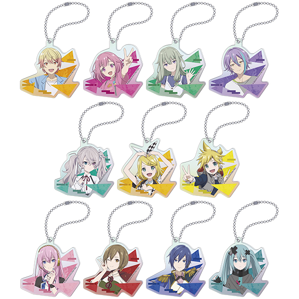 Holographic Acrylic Keychains (A/B/C)