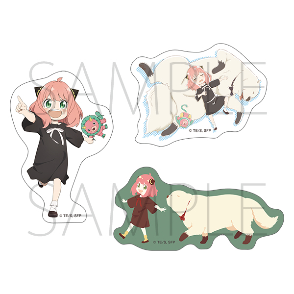 Sticker Set: Anya & Chimera and Bond Naptime