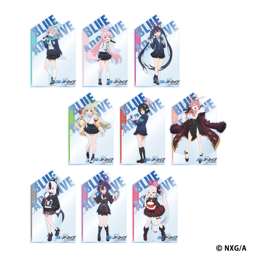 Blue Archive The Animation Big Diorama Acrylic Figure (9 designs)