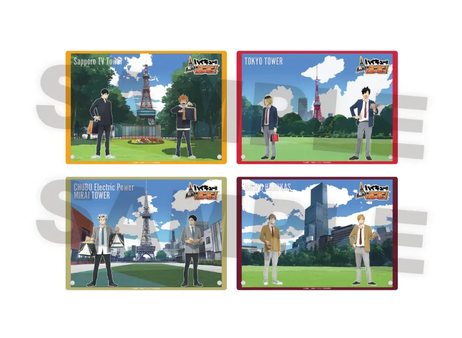 ハイキュー◆東京限定◆音駒◆東京タワー◆3点セット ハイキュー◇東京限定◇音駒◇アクリルパネル◇東京タワー