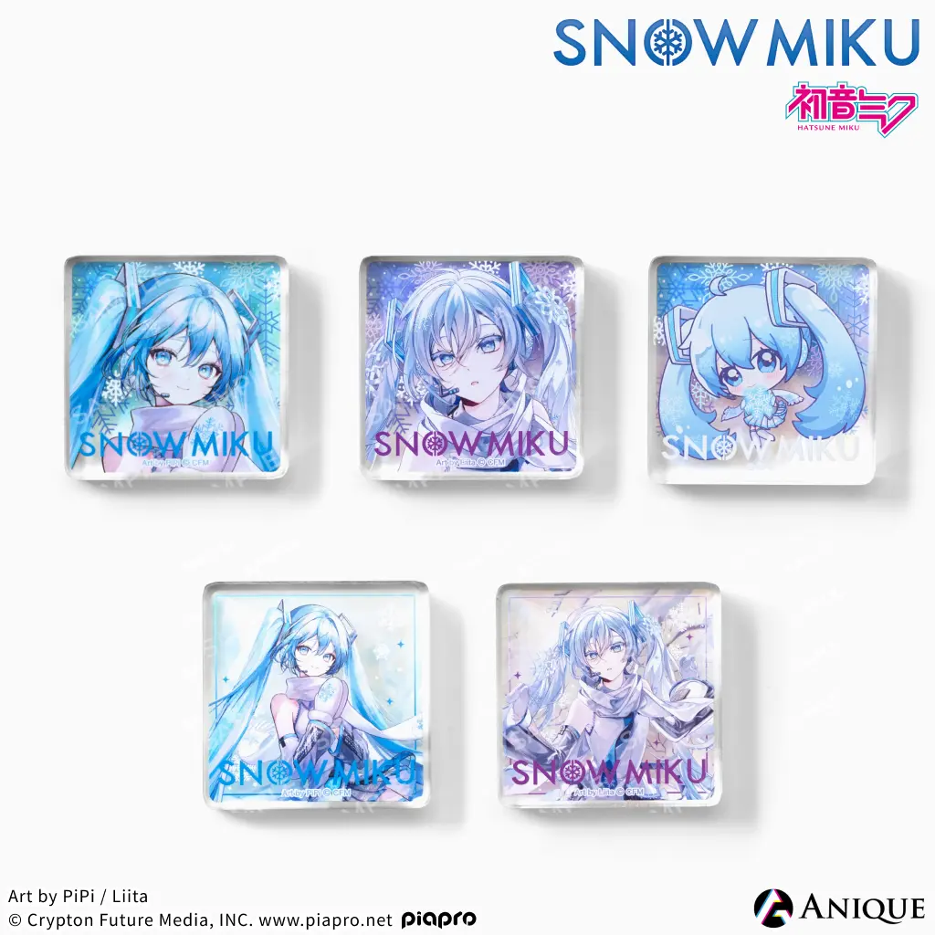 Mini Trading Acrylic Blocks Featuring "Changing Seasons" (5 Designs)