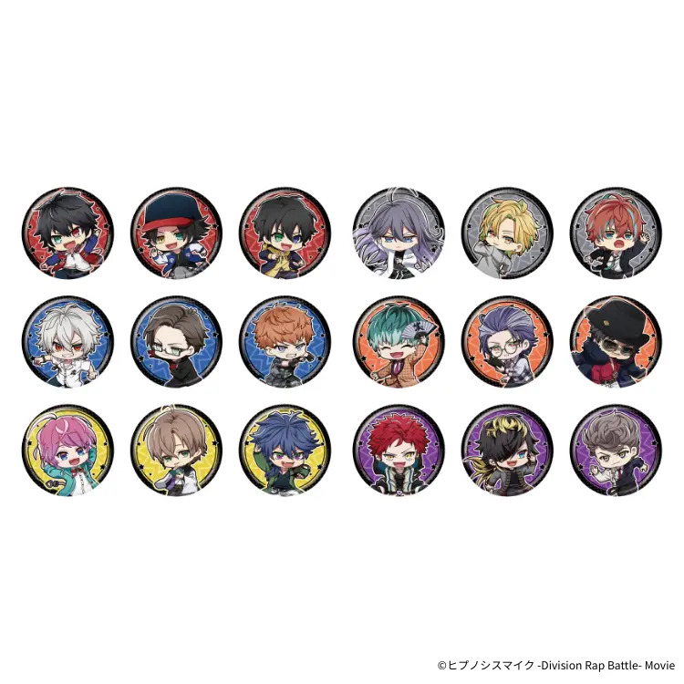 デフォルメ ランダム缶バッジ(全18種)