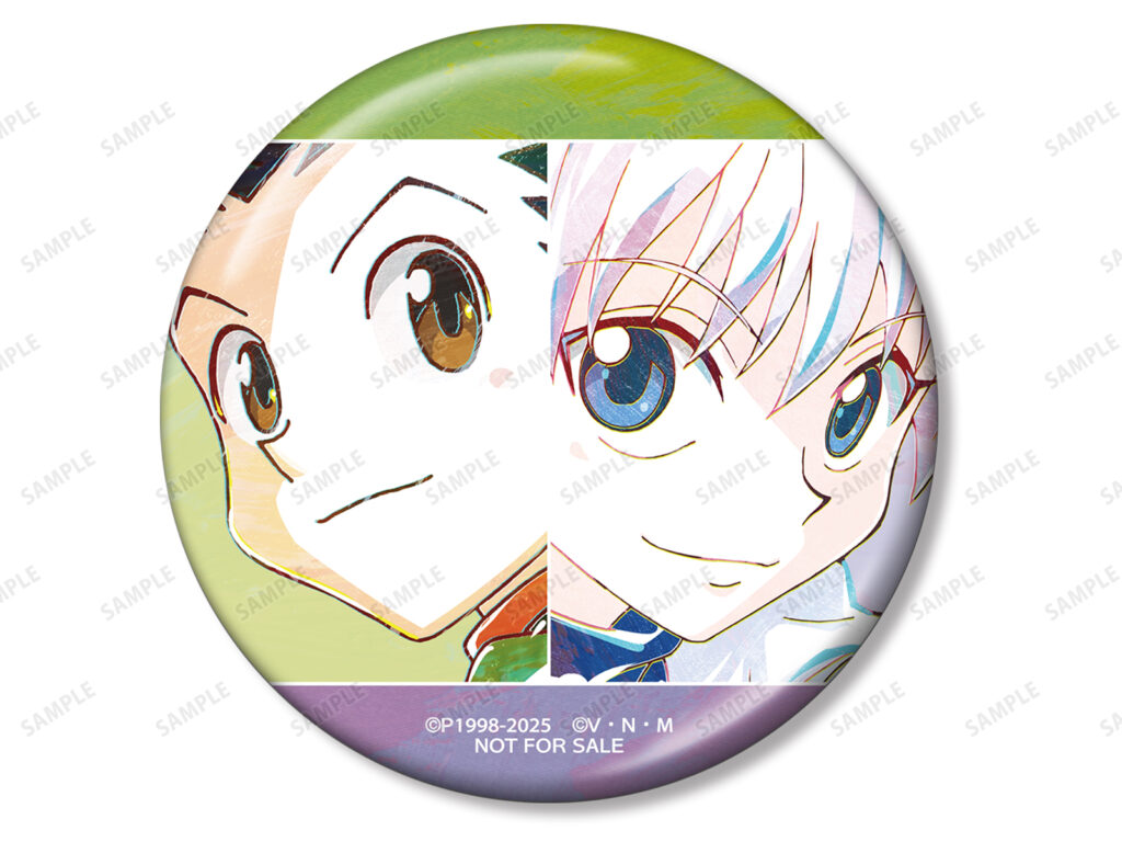 ゴン&キルア Ani-Art メタリック76mm缶バッジ