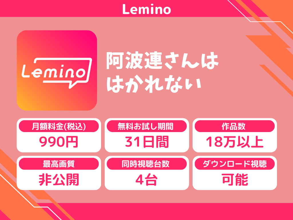 Leminoで『阿波連さんははかれない』のアニメ全話視聴