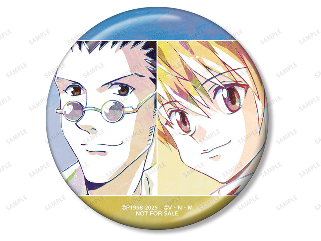 レオリオ&クラピカ Ani-Art メタリック76mm缶バッジ