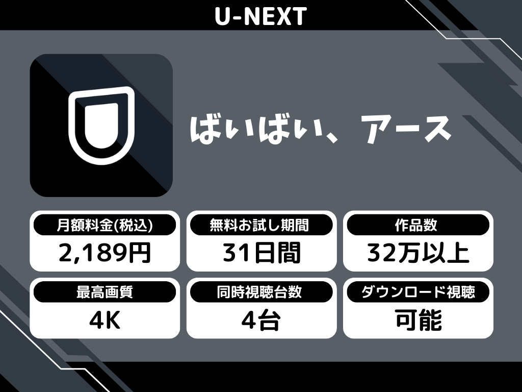 U-NEXTで『ばいばい、アース』のアニメ全話視聴