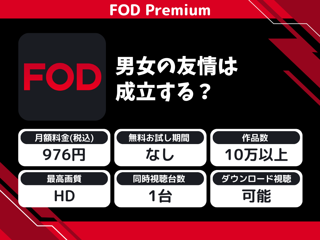 FOD Premiumで『男女の友情は成立する?』のアニメ全話視聴
