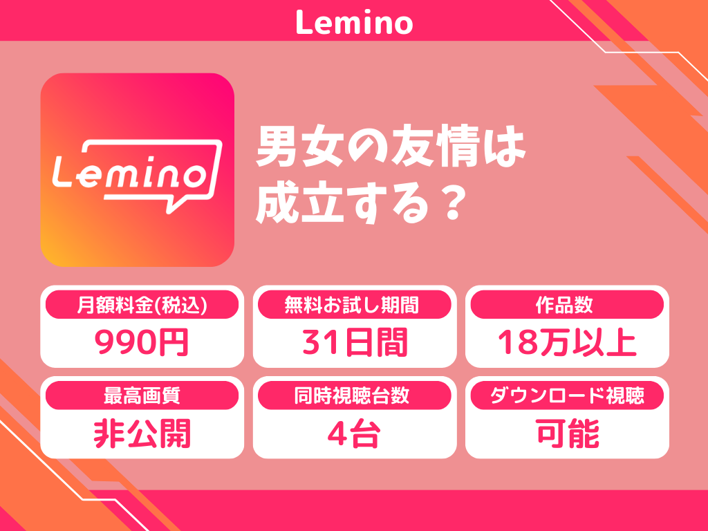 Leminoで『男女の友情は成立する?』のアニメ全話視聴