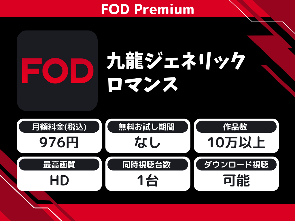 FOD Premiumで『九龍ジェネリックロマンス』のアニメ全話視聴