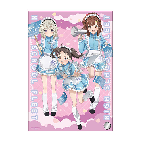 ミニアクリルアート 志摩&芽依&鈴 晴風カフェ ver.