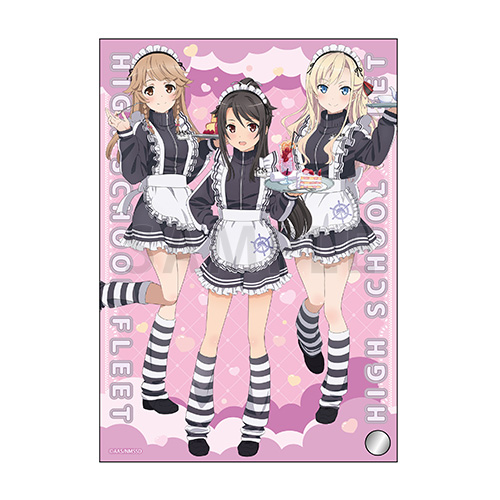 ミニアクリルアート ましろ&幸子&ヴィルヘルミーナ 晴風カフェ ver.