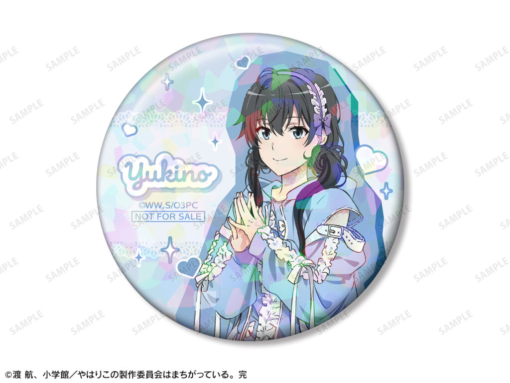雪乃 かわいい私服ver. 76mmホログラム缶バッジ