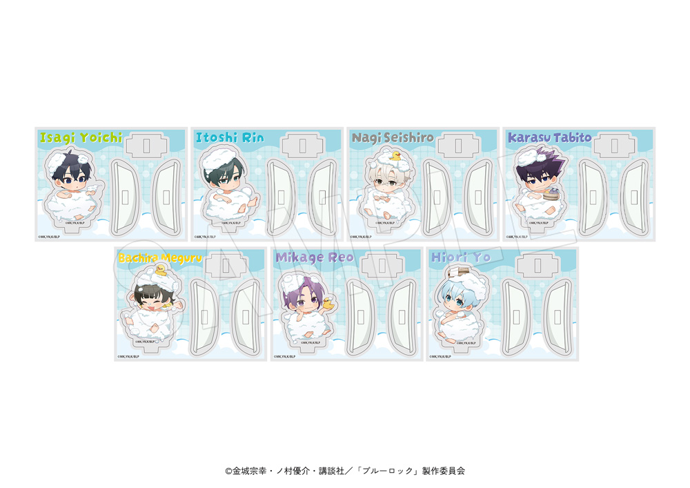 トレーディングアクリルスタンド お風呂ミニキャラver.(全7種)