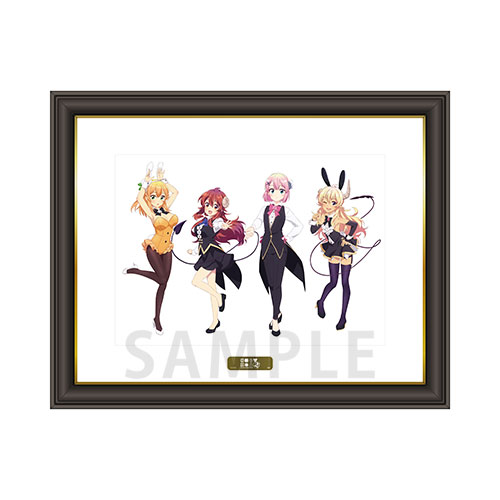 メモリアルアート(額外寸340×430mm、イラストA4、無反射樹脂製)