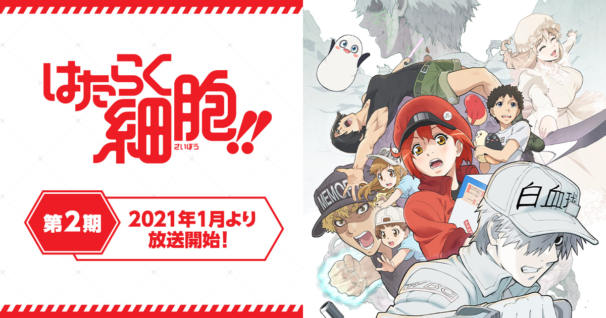 『はたらく細胞』1～2期のアニメはどこで見れる？無料・配信サブスク一覧【2026年最新】